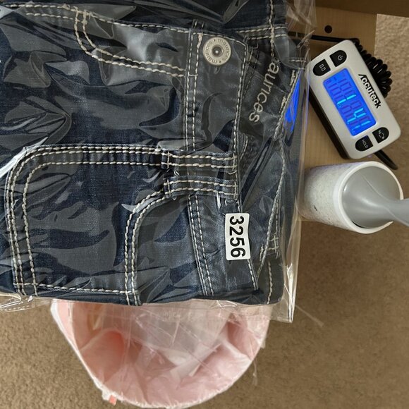 Maurices Jeans Womens 9/10 Long Blue Original Bootcut Thick Stitch Rockabilly - Picture 10 of 10